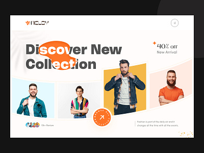 Fashion Website Header Design branding creative creative header ecommerce ecommerce website fashion fashion header header design landing page shopping ui deasign ui ux web design