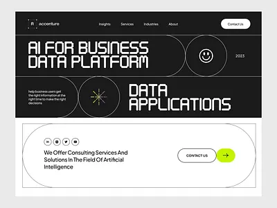 AI Consulting Company Website agency ai ai website analytics artificial intelligence business clean company company website consulting crypto homepage landing page machine learning neural saas service startup ui ux webdesign
