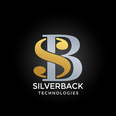 silverback Techonolhies logo design branding design graphic design illustration