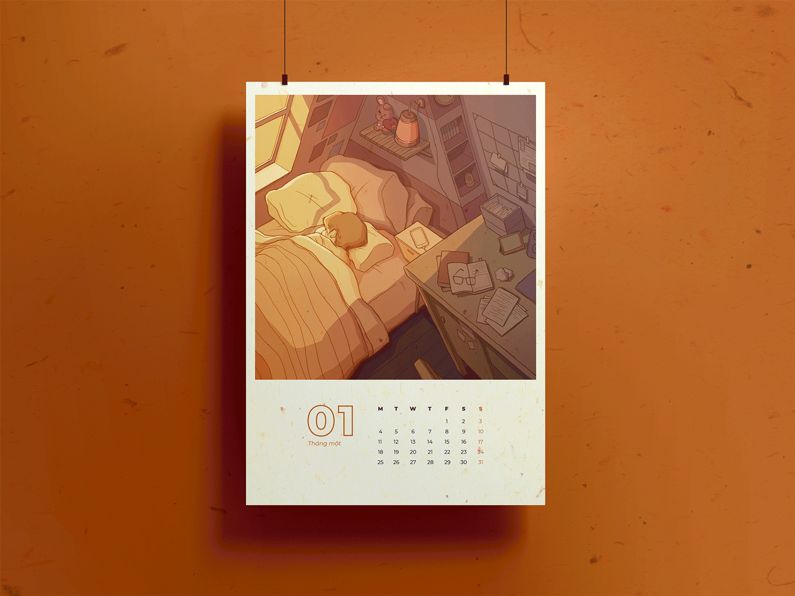 Life Goes On | Calendar aesthetic bts design drawing graphic design illustration