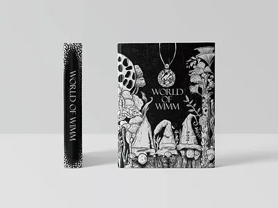 World of Wimm black book branding doodles graphic design illustration inking rough white
