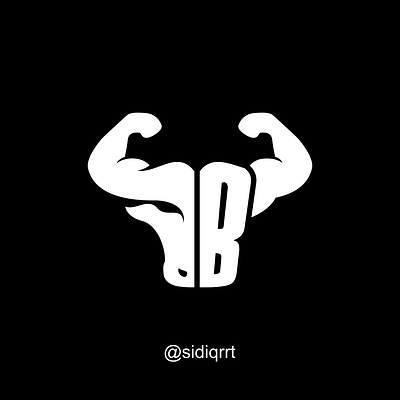 bull fitness branding design graphic design icon logo minimal