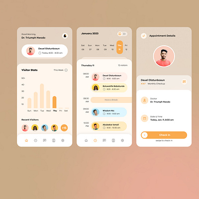 Appointment mobile app appointment app design medical app patient app patient engagement ui ui design uiux ux design