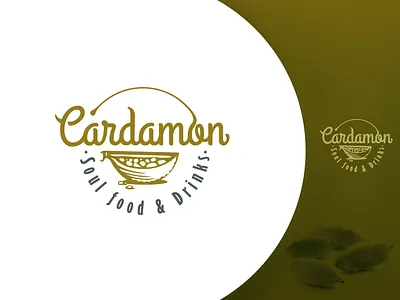 Cardamon branding design icon identity logo logos mark restaurant typography ventsislavyosifov
