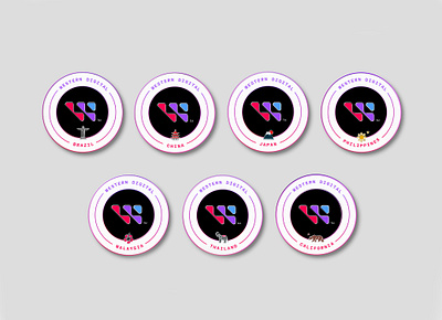 Western Digital Regional Pins branding pin