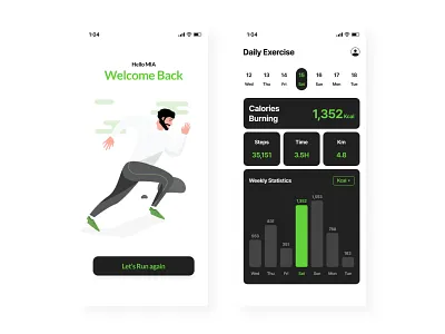 DailyUI041 Workout Tracker dailyui workout tracker