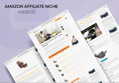 Amazon Affiliate Marketing for Nursery Gliderly competitor analysis content management copywriting keyword research product research social media content creation social media manager