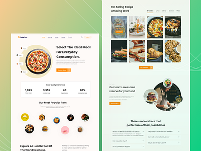 Restaurant Landing Page hero section landing page restaurant restaurant landing page ui ui ux