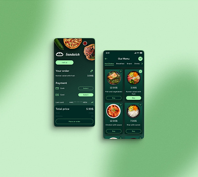 Delevery Food app application delevery design designer figma food ui uiux ux uxui