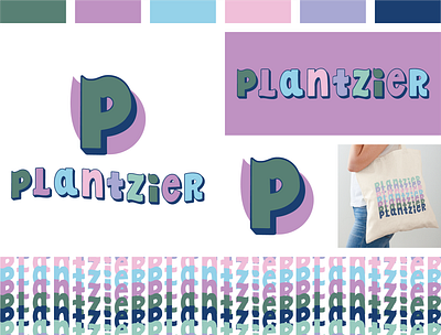 Plantzier Brand Identity branding design graphic design logo typography vector