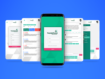 Chekiroff Consulting accounting app app design consulting design finance ui ux uxui