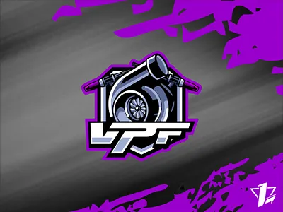 VPF automatic brand branding design designer flat design graphic design icon illustration logo logo design logo sport mascot typography ui vector