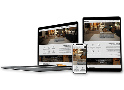 Website for furniture company design web web design website