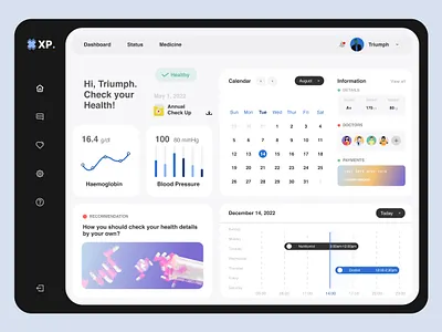 Medical app dashboard dashboard doctor app medical app medical dashboard medical website patient app ui design uidesign uiux ux design