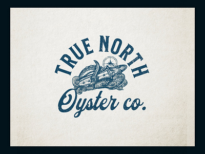 A vinatge logo design for the oyster company. branding classic coastal custom type design drawing graphic design illustration line art line drawing logo logo design oyster sketch vector vintage vintage design