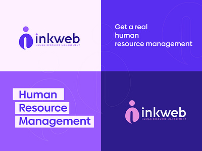 letter i + Human logo concept (inkweb) agency app branding design graphic design guidance help human human resources i letter logo identity identity branding logo monogram organizations recruiter recruitment reporting support vector
