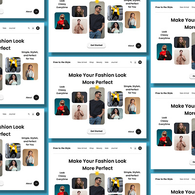 Free to the Style Landing Page design landing page website website design