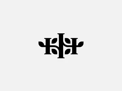 Studio HH - Ceramics - V2 bloom blossom branding ceramics design geometric hh icon logo magnolia minimal modern modernist plants pottery simple studio symbol