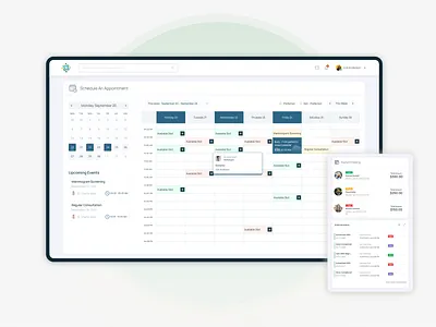 Schedule Appointment UI 3d adverting animation brand branding fashion designer graphic design homepage homepage design logo motion graphics ui