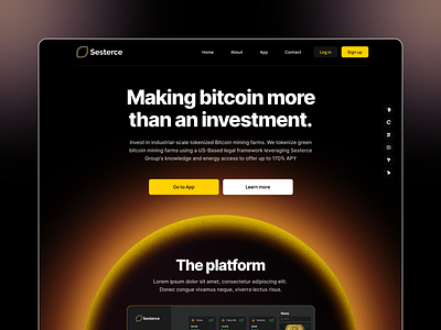 Crypto Lending Page crypto crypto currency crypto exchange crypto wallet hero landingpage ui web web3 webdesign website design