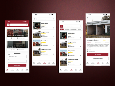 Towing Car App app application branding car case study challenge design designer designing fix illustration mobile screen shop tow typography ui uiux ux workshop