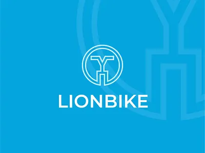 Lionbike Logo animal logo bike bike logo branding cycle dual meaning graphic design lettermark lion lion logo logo logodesigner logomark
