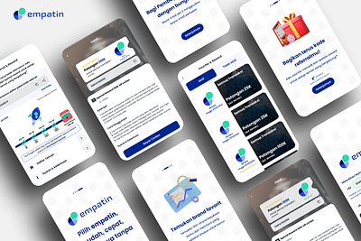 Empatin - Buy Now Pay Later Mobile App android android app design bnpl design figma invitation ios referral reward ui voucher
