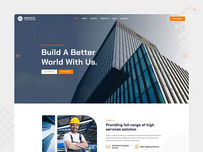Archic - Construction and Architecture HTML Template agency apartment architect architecture architecture design bootstrap builder building construction construction building construction companies construction company contractor engineering house interior landmark real estate real estate agency ui
