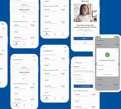 Medical App For General Practitioners design health healthcare healthcaredesign ui ux