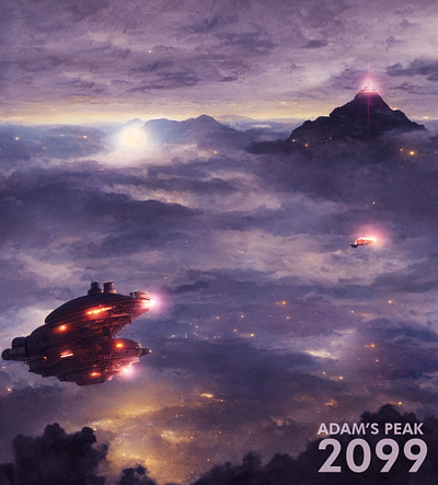 Adams Peak 2099 graphic design