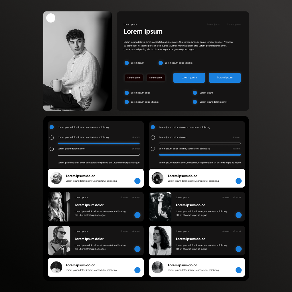 Simple Profile UI design #DesignUnder30 by Tanul Mittal on Dribbble