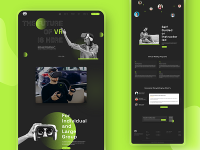 Virtual Reality Landing Page Design adobe illustrator cc adobe photoshop cc adobe xd app design awwwards branding design dribbble graphic design illustration landing page design logo newtrends prototyping ui ui design ux design vrdesign website design wireframe