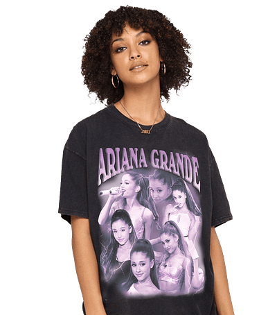 ARIANA GRANDE TEE - BLACK 3d animation brand identity branding branding agency design graphic design illustration logo logofolio motion graphics packaging stationery ui