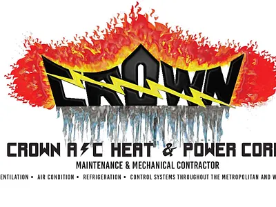 Heating and power company brandidentity branding heatingcoolingco. illustrator logo photoshop vector