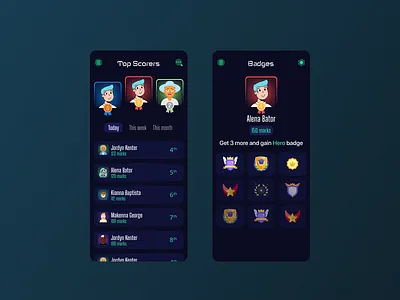 Leader Board UI Concept 019 app dailyui19 fantasy figma file leaderboard ui uidesign ux