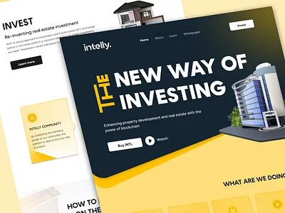 Real Estate Landing Page Redesign construction landing page design property website real estate real estate agency design real estate landing page real estate ui design real estate website ui design website