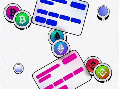 Crypto Illustrations app crypto design figma finance financial fintech graphic design illustration nft payments ui vector