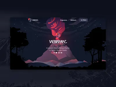 Webisland 2022 graphic design illustration parallax uxui webdesign