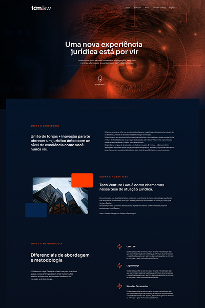 Fc²mlaw - Landing Page graphic design ui ux web website