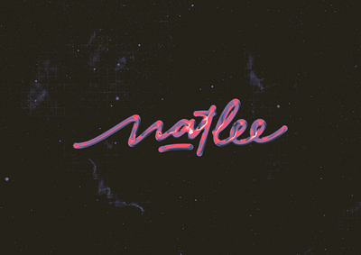 Natlee logo futuristic letras lettering letters logo logo music monoline texture