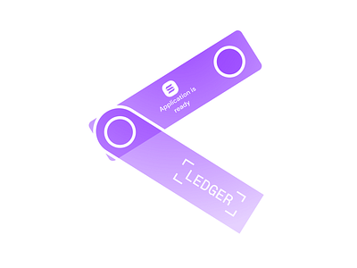 Glassmorphic Ledger Nano X crypto design glassmorphism illustration ledger sketch solana wallet