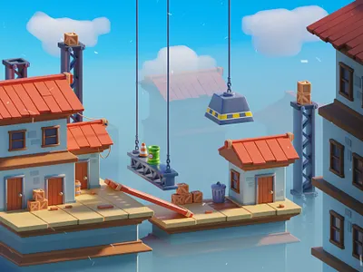 Agent Rambo agent buildings cartoon design gameart games illustration mobilegames rambo runner