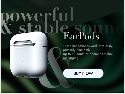 EarPods card design figma graphic design product productcard