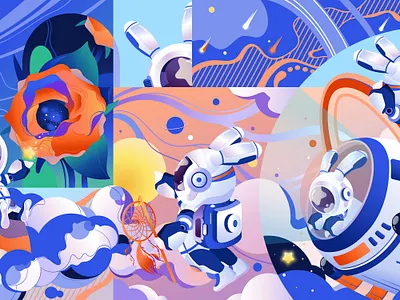 STAR HUNTER design graphic design illustration