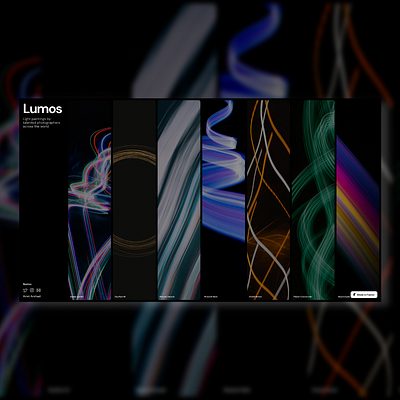 Lumos - Single-page Photography Portfolio Template for Framer clean design framer landing page minimal photography portfolio template web design website