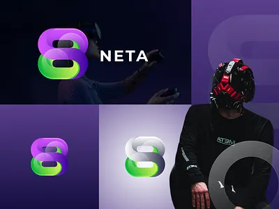 NETA Logo branding colorful design figma graphic design illustration logo logo design meta meta logo neta neta logo vector