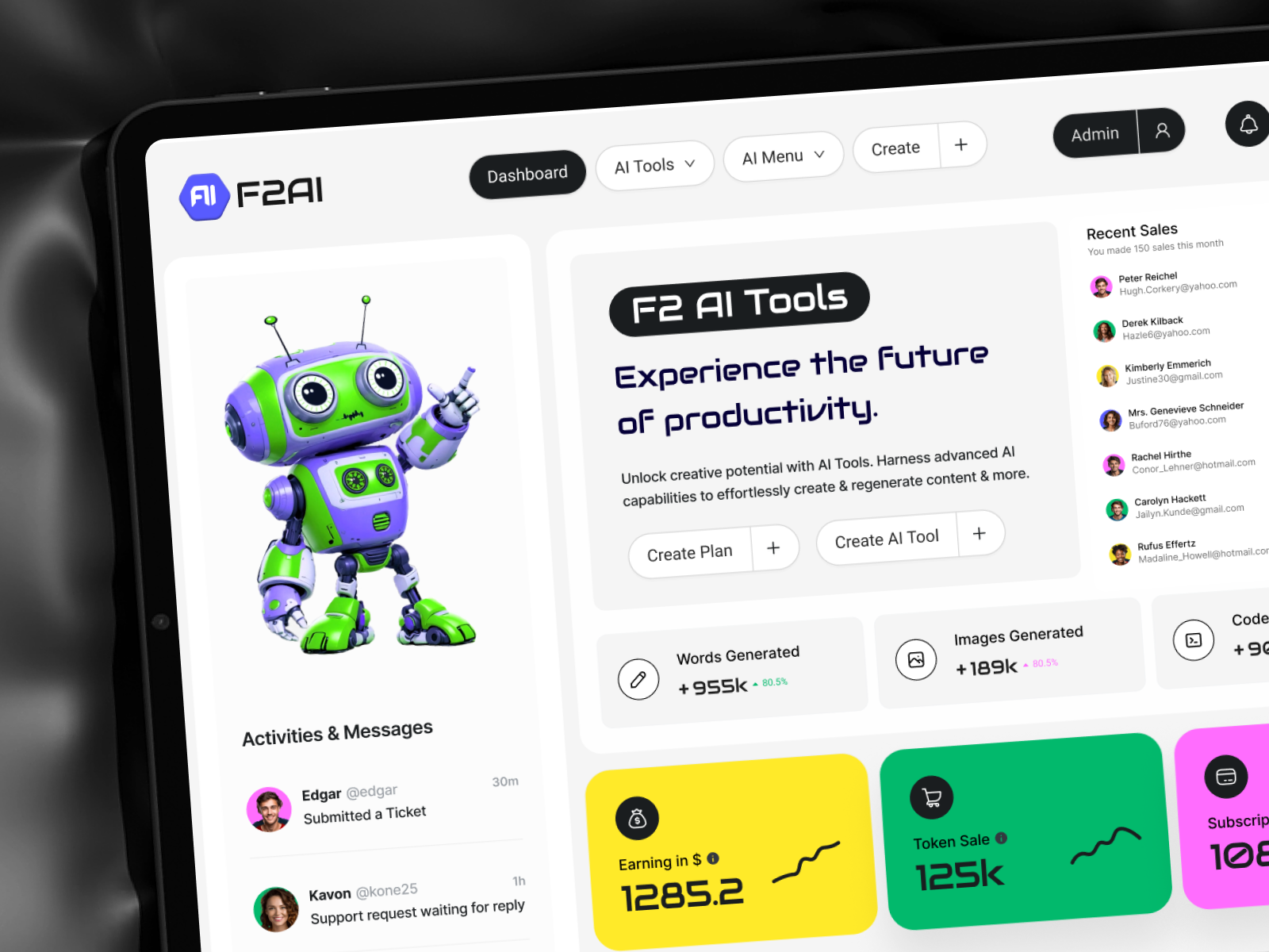 Example of Modern Website – UX Based + Illustration