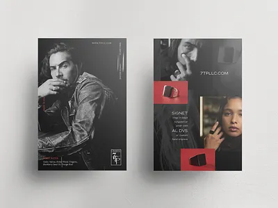 Minimal Flyers - 2 advertising art direction brand flyers branding brutalist clothing line dark color palette design fragrance line graphic design graphic designer jewelry line marketing minimal minimal design minimal flyer minimal typography print collateral sans serif typography