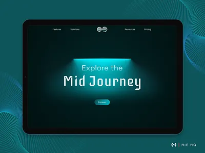 Midjourney Landing Page 3d ai art ai robot ai web animation artificial intelligence dark mode futuristic graphic design landing page machine learning mid journey mid journey web motion graphics technology ui ux virtual reality