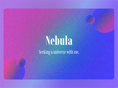 Nebula branding design figma graphic design illustration logo mobile simple ui ux